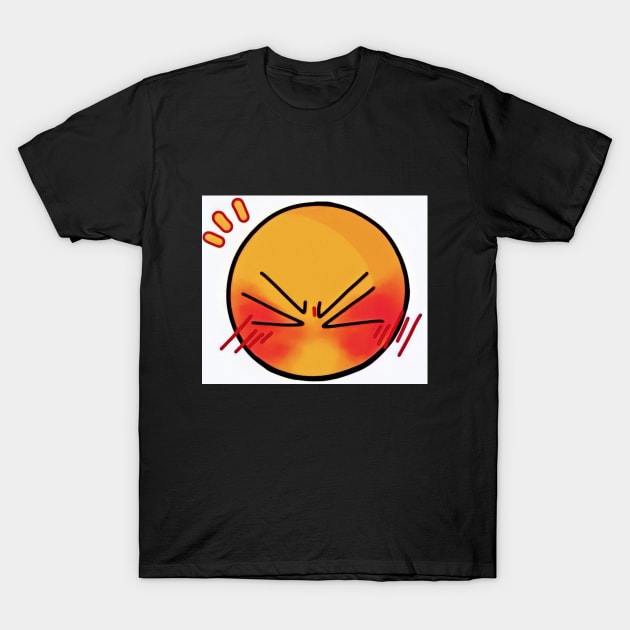 emoji_world shy face T-Shirt by emoji_world